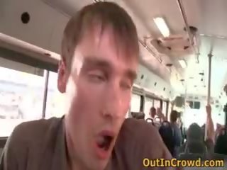 Koulupoika boyz ottaa homo likainen video- sisään the bussi